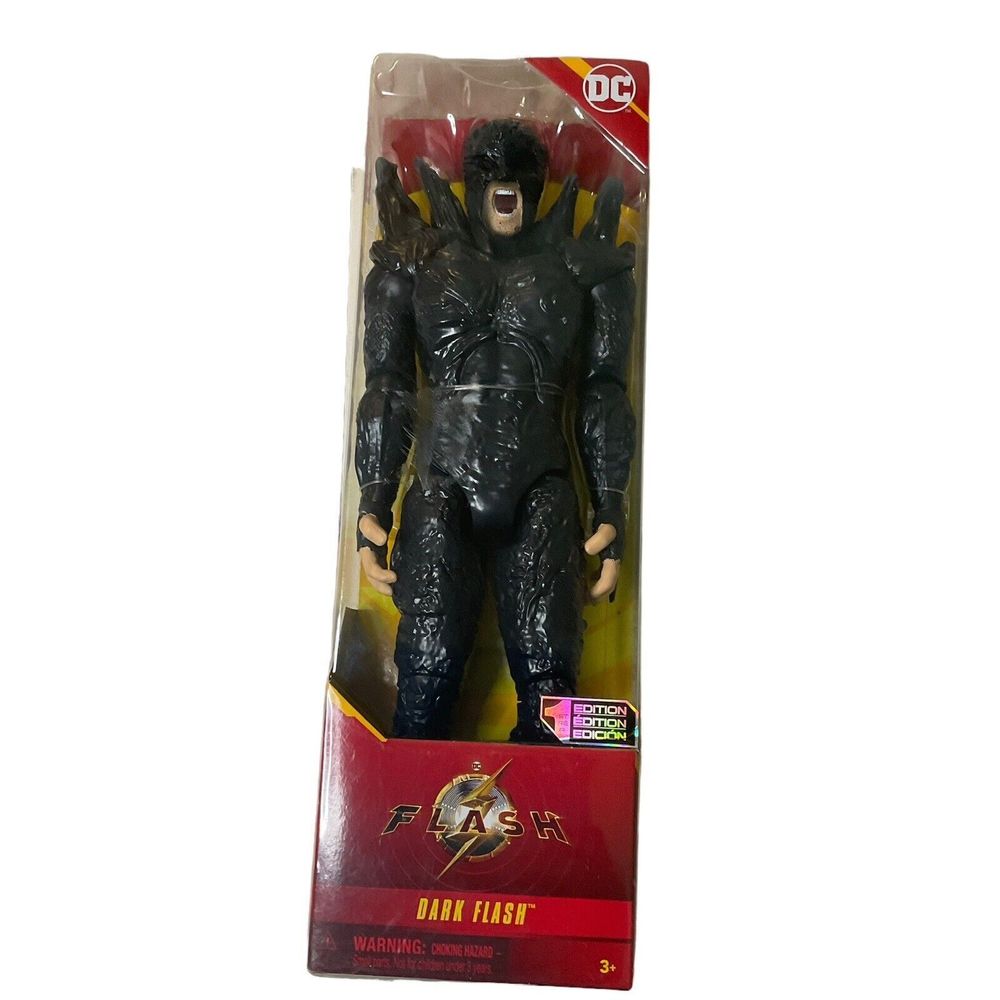 DC Spinmaster Flash Movie - Dark Flash 12" Action Figure 1st Edition New Sealed